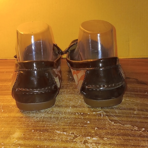 Coach Fortunata monogram loafers 8B - Picture 4 of 8